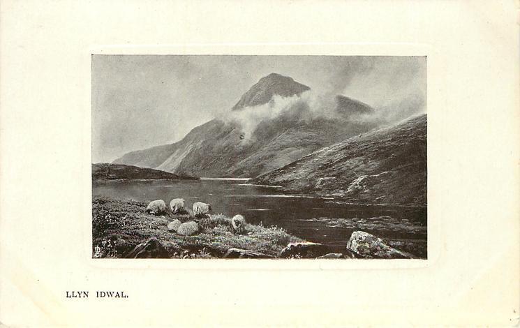 Picturesque Wales Llyn Idwal OLD PHOTO