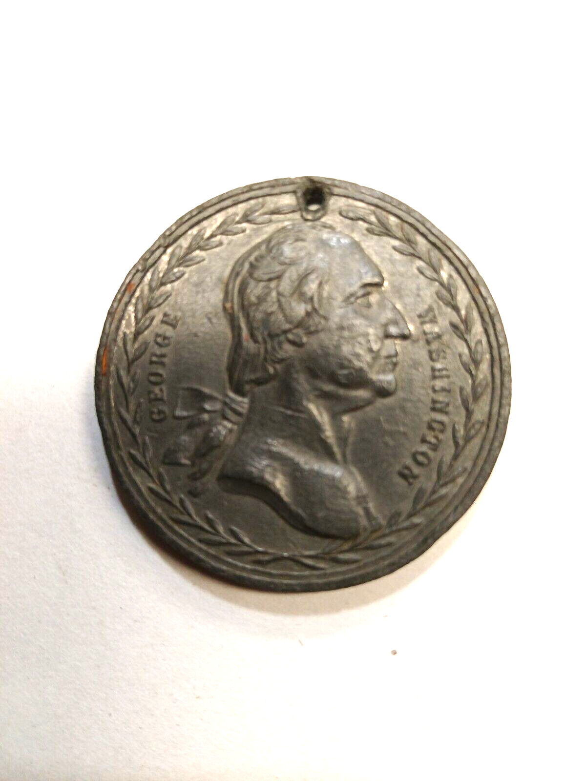 Vintage George Washington Centinial Medallion 1789 Not Cleaned Rare