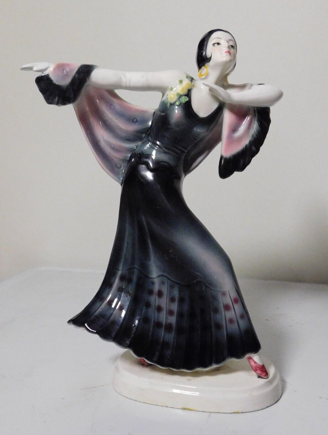 RARE Deco Spanish Dancer figurine in Goldscheider style