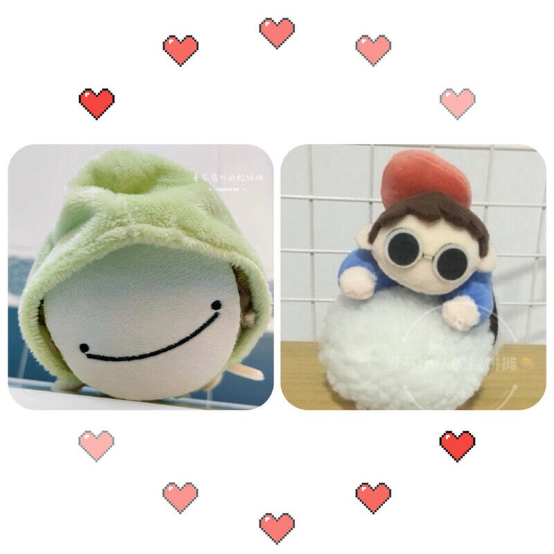 2 PCS Dream + Gogy Plush Doll Dream SMP Stuffed Toy Collectible Gift
