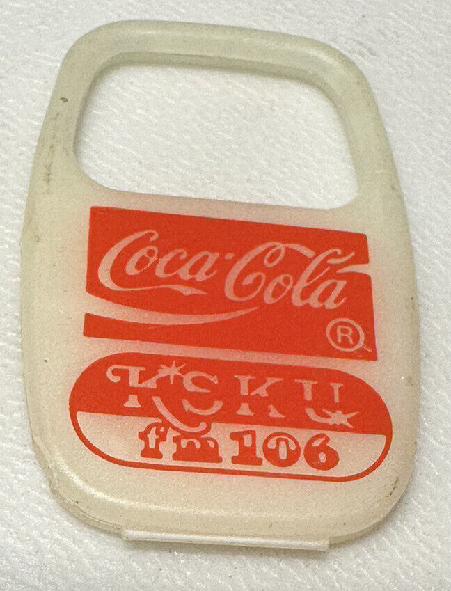 Vintage Hutchinson Kansas KSKU 106 FM Music Sports Radio Station Keychain
