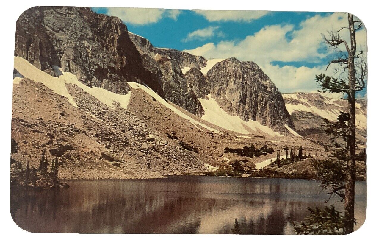 VTG Postcard Lake Marie in The Snowy Range # 3932 Unposted
