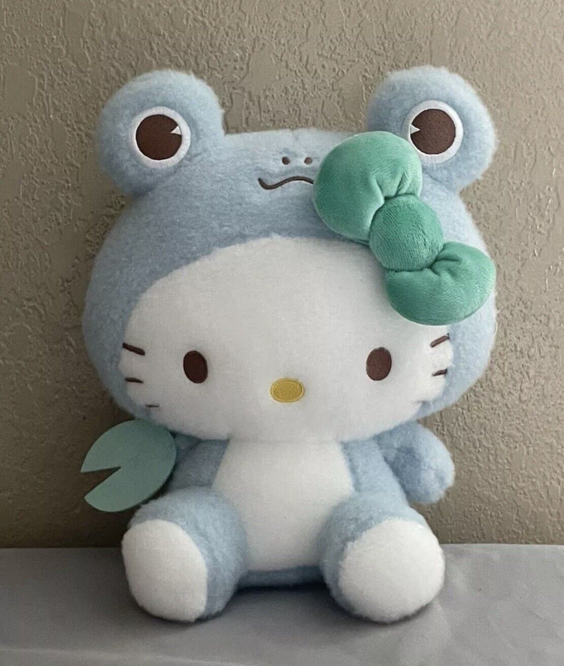 Sanrio Hello Kitty Frog Kigurumi Blue Fluffy 11\