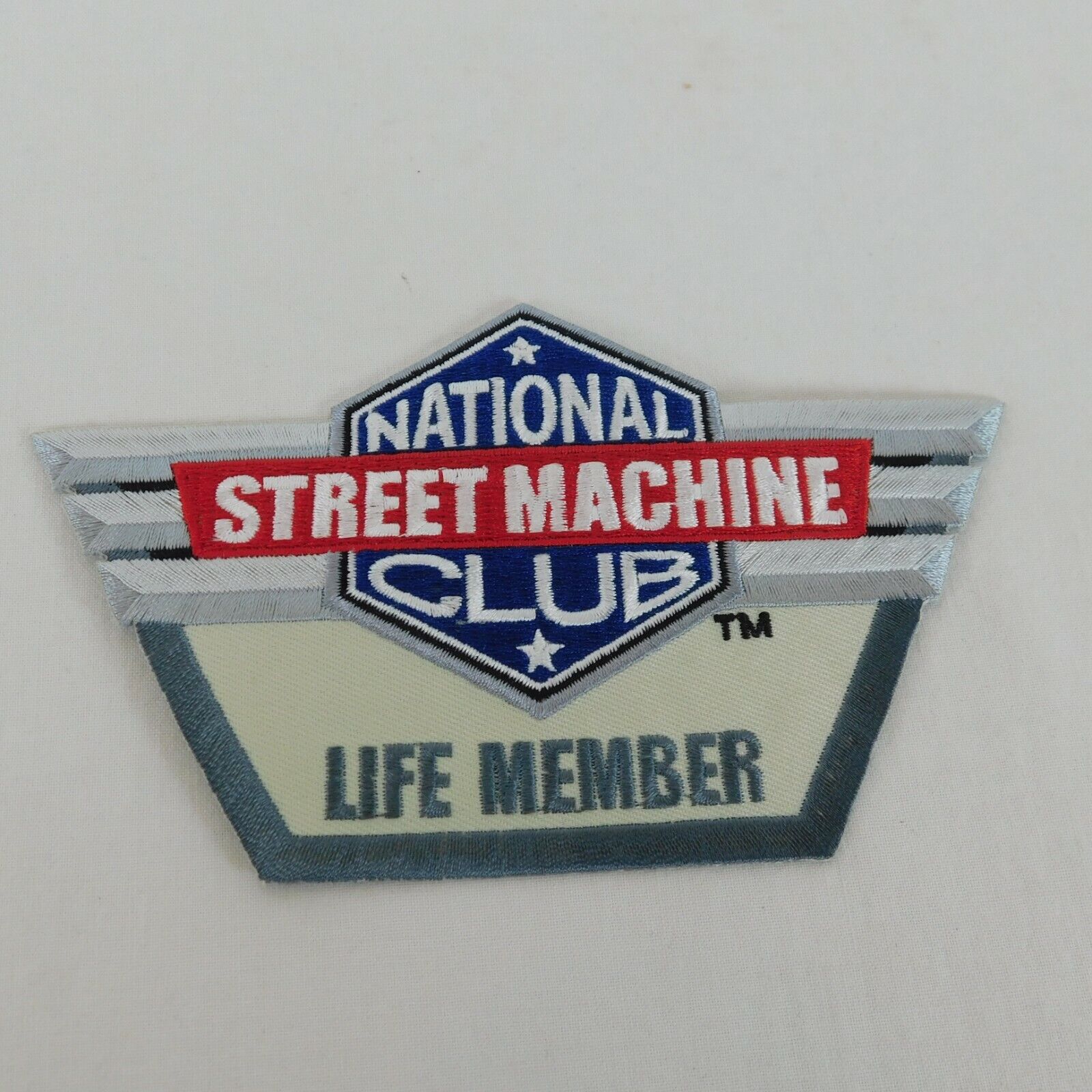 National Street Machine Club Life Member Patch New 5.75\