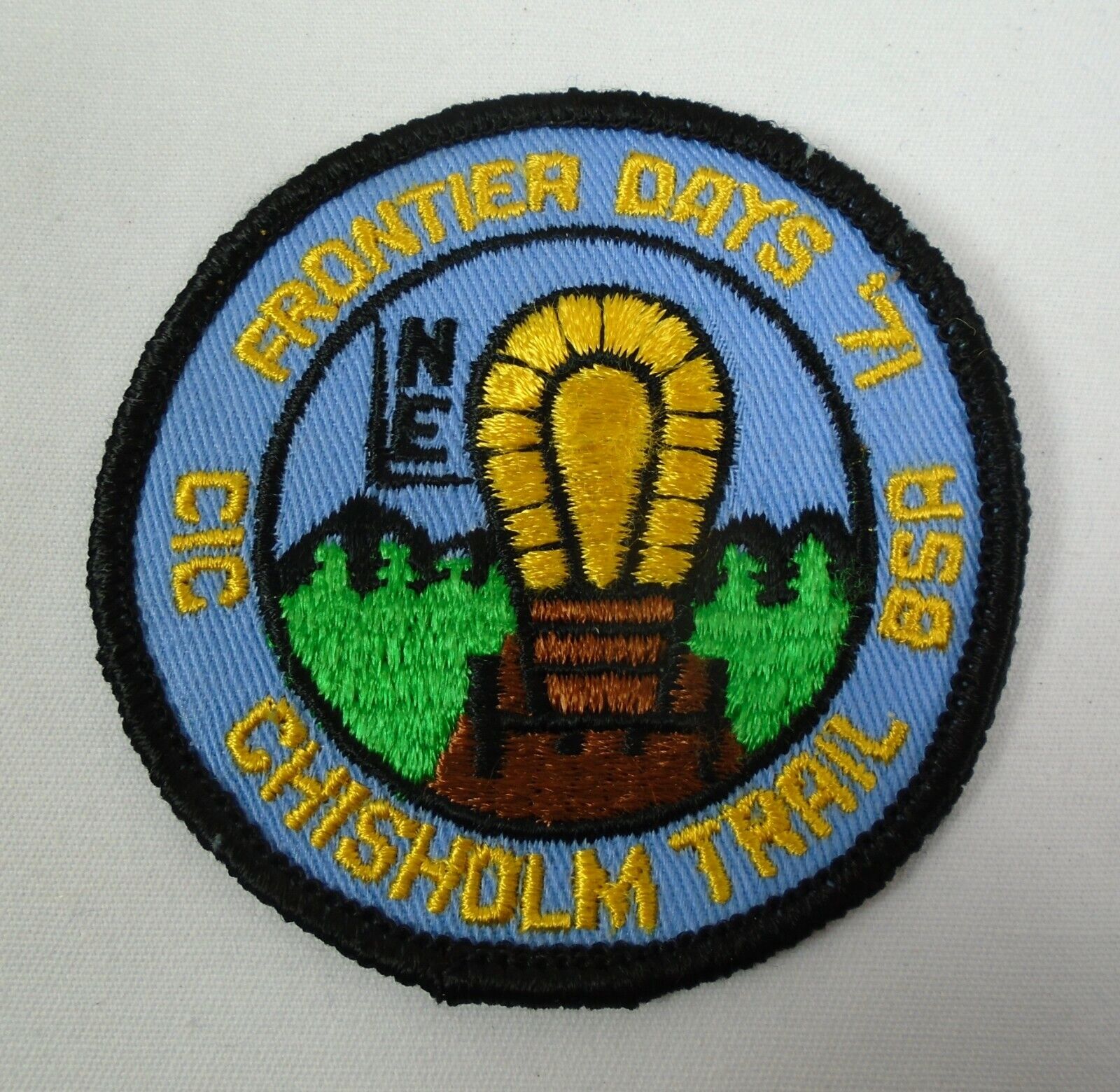 1971 Frontier Days Chisholm Trail CIC BSA Boy Scouts Collector Patch