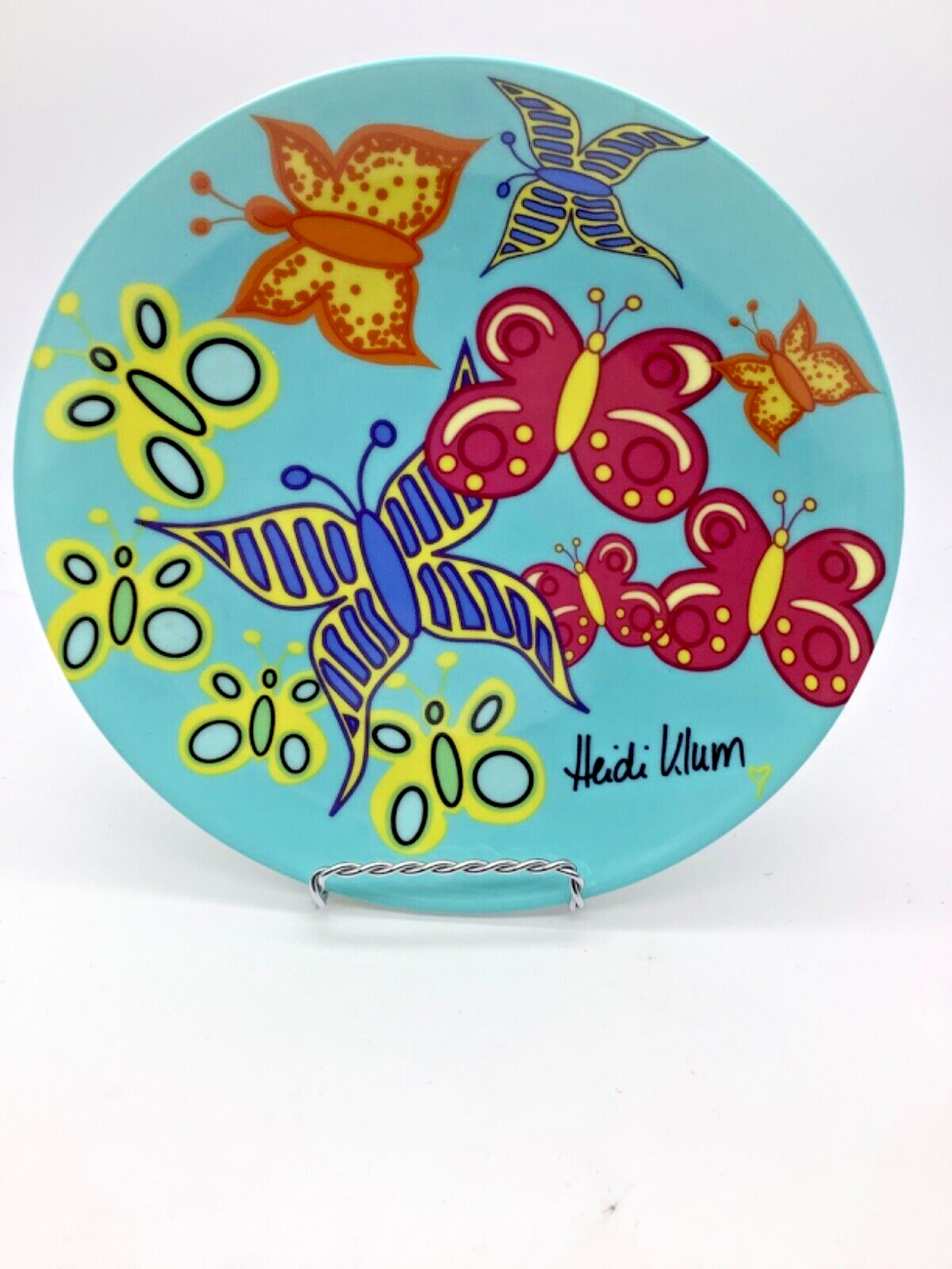 Whatever It Takes Heidi Klum Churchill Peace Thru Art Plate Signed & Numbered 8”