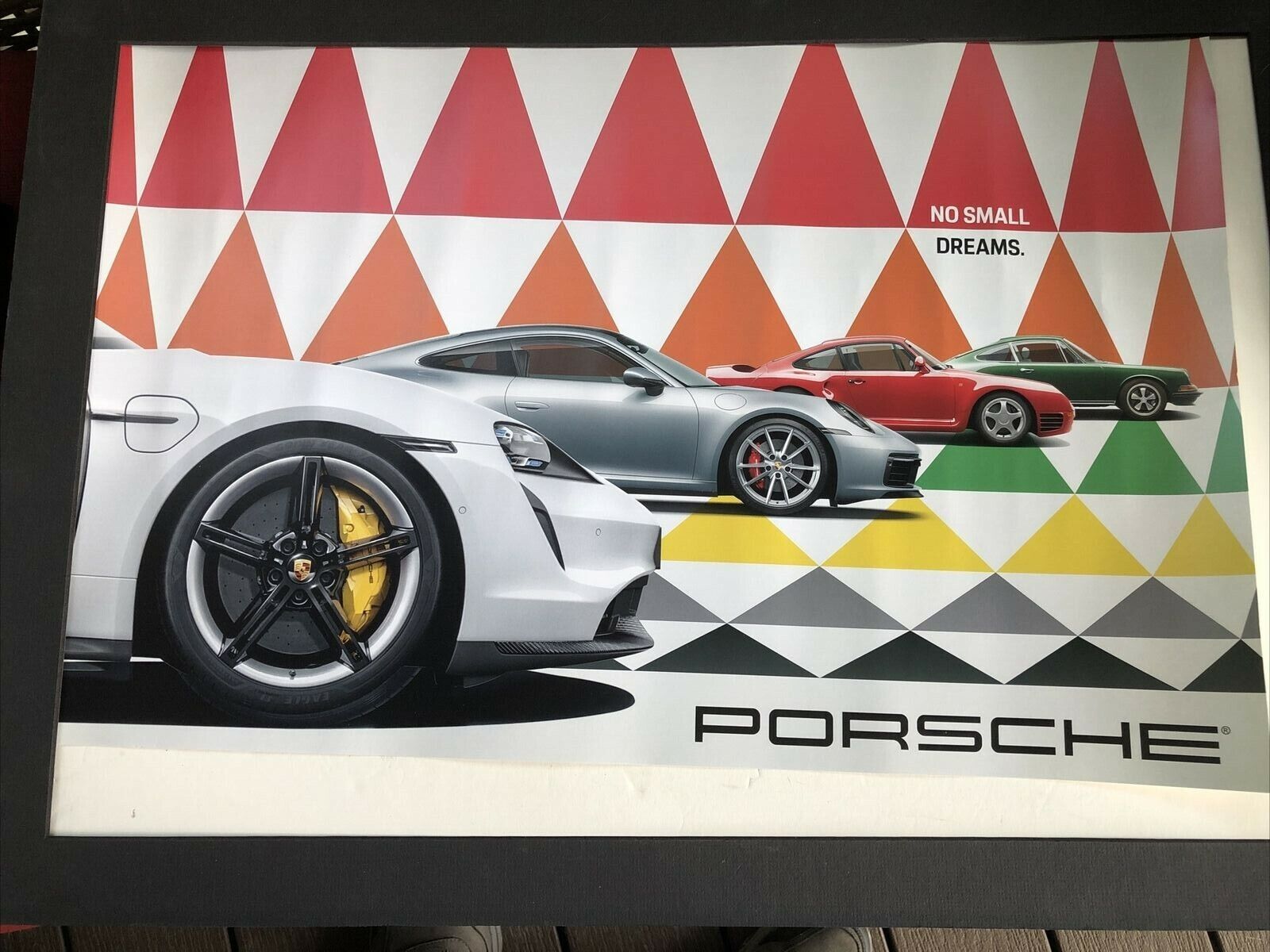 AWESOME Original Porsche Poster No Small Dreams