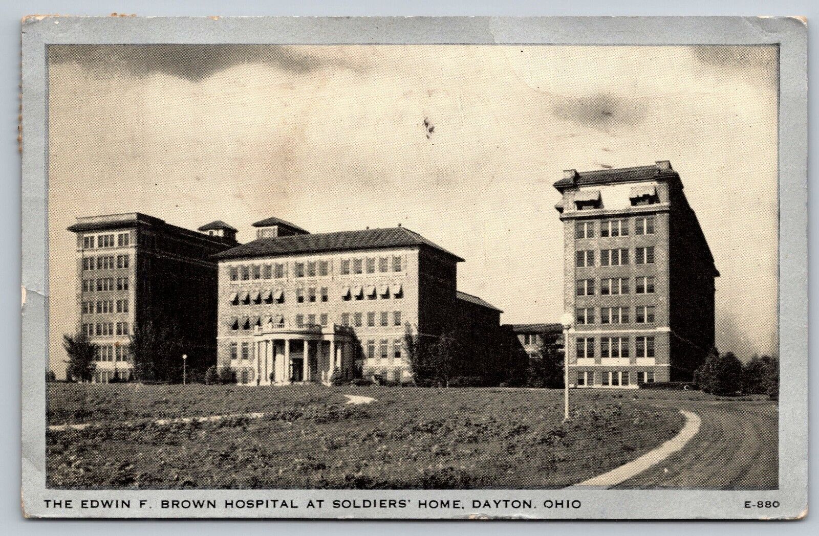 Vintage Postcard Edwin F. Brown Hospital Soldiers' Home Dayton Ohio (OH)