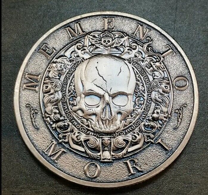 Masonic Coin Freemason Coin Memento Mori Coin Master Mason Vincit Veritas Omni