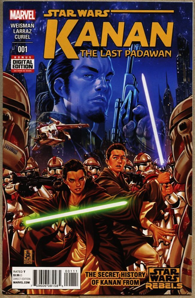 Kanan The Last Padawan #1-2015 vf 8.0 Star Wars / 1st Standard Cover 