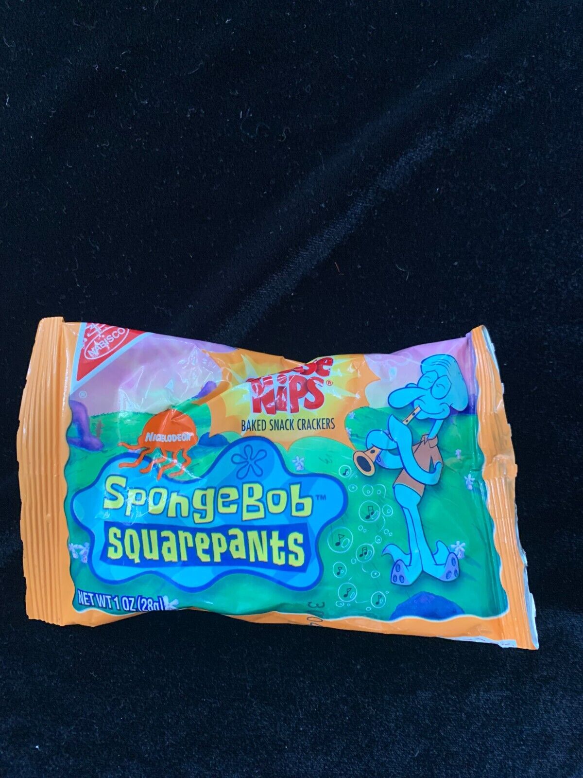 Rare 2001 SpongeBob SquarePants Small package of Cheez-Nips