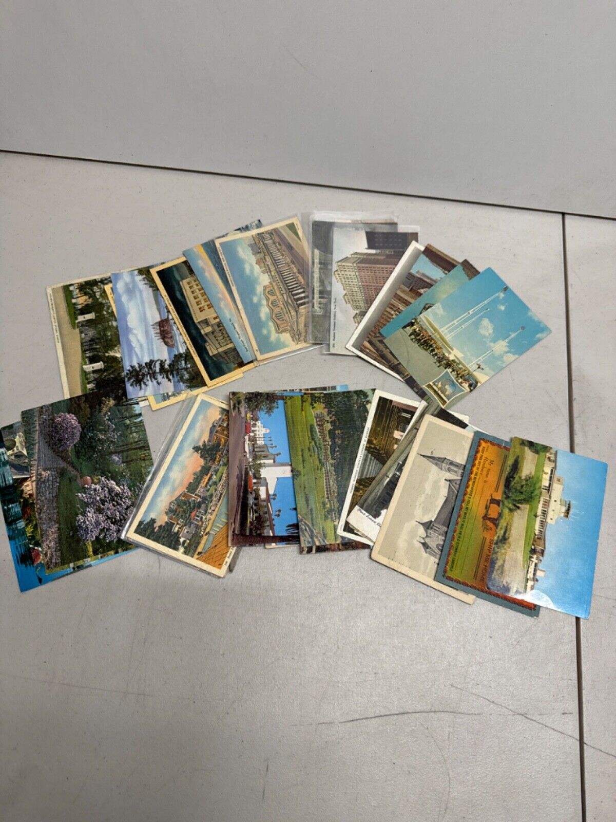 vtg mixed lot of 50 postcards lot #1