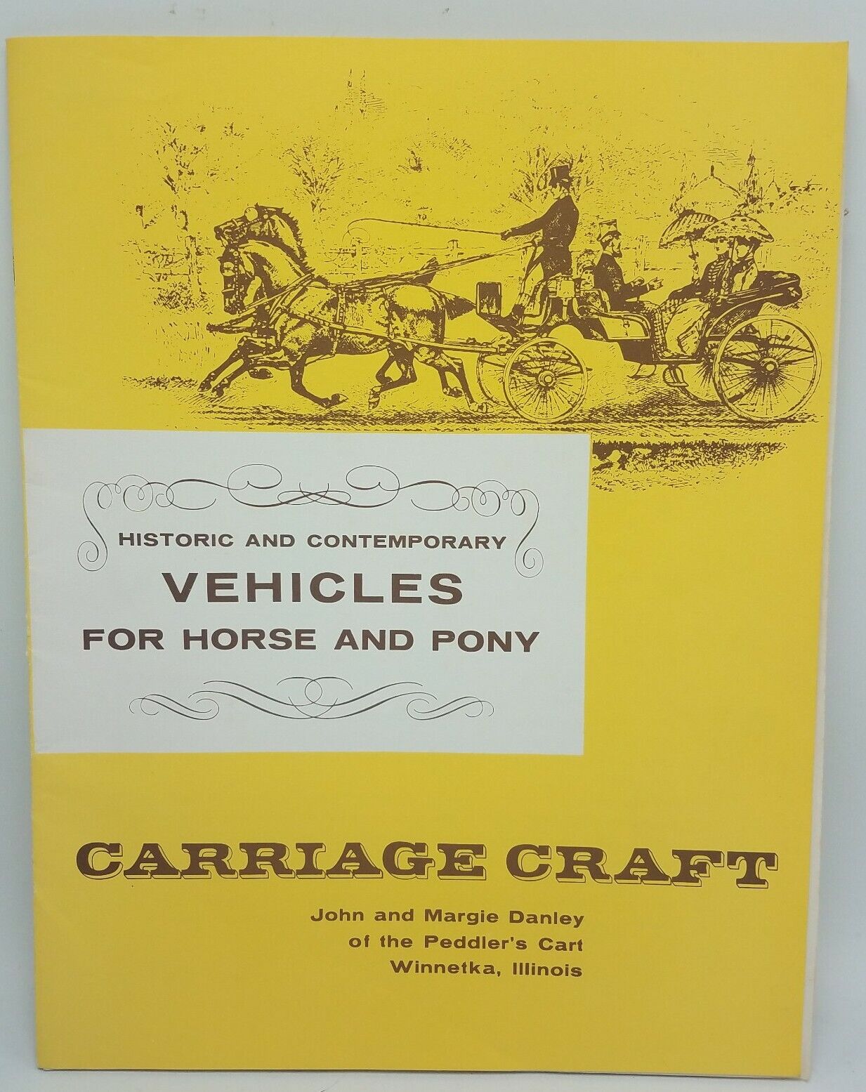 VINTAGE 1959 CARRIAGE CRAFT Vehicles for Horse & Pony Catalog - Wagons 