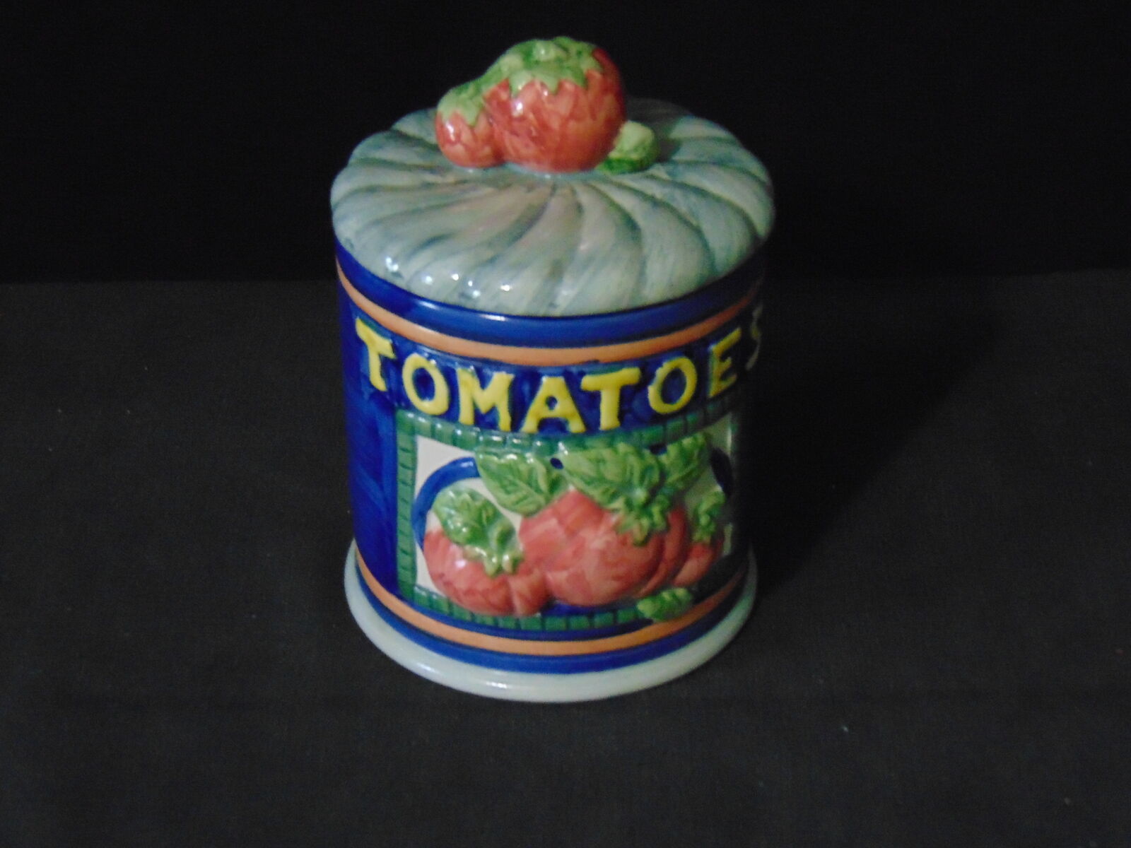 Vintage 1996 Tomato Ceramic Container