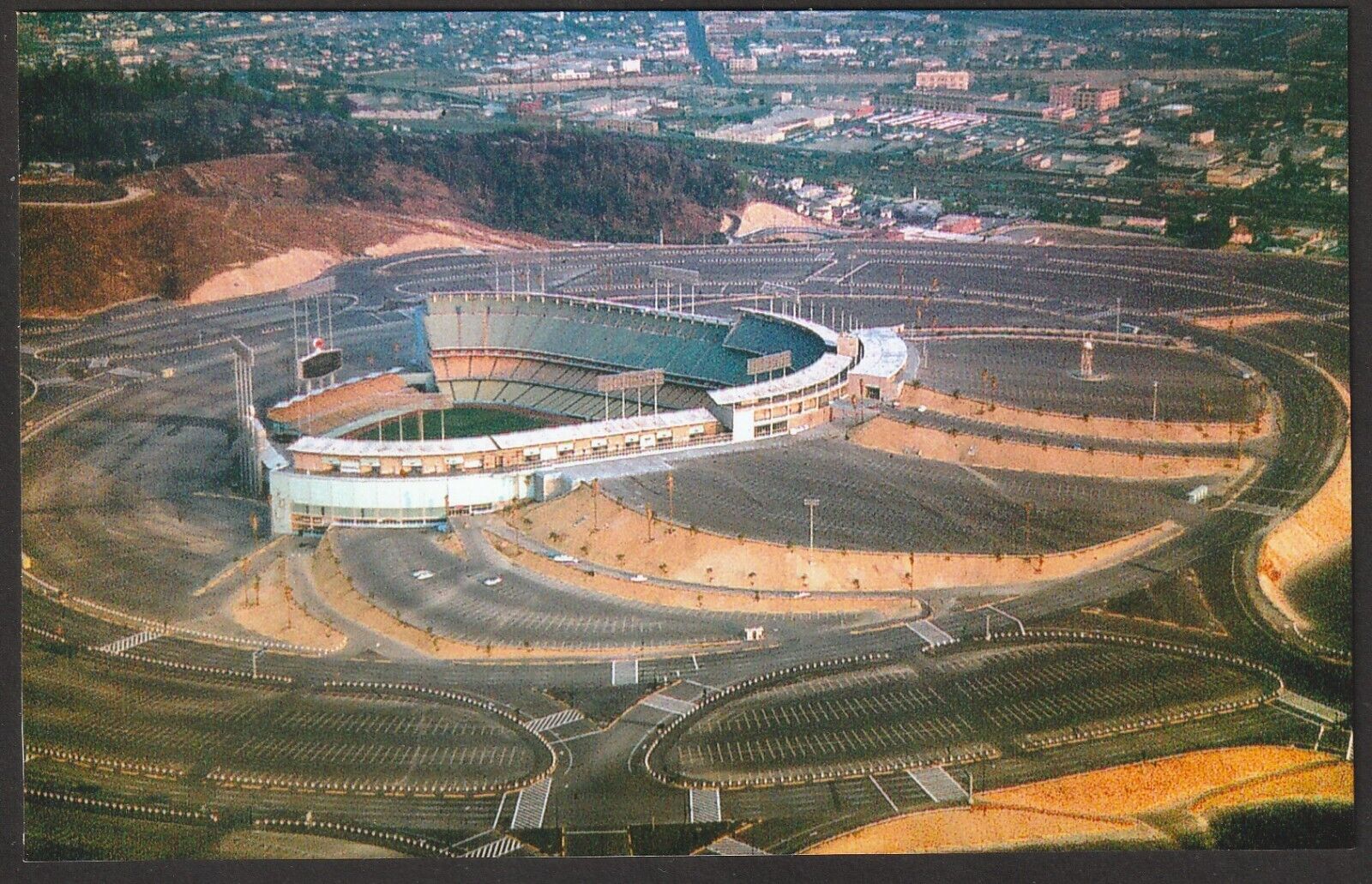 Uncommon View, Spring of 1962 - Los Angeles Dodgers Dodger Stadium Postcard