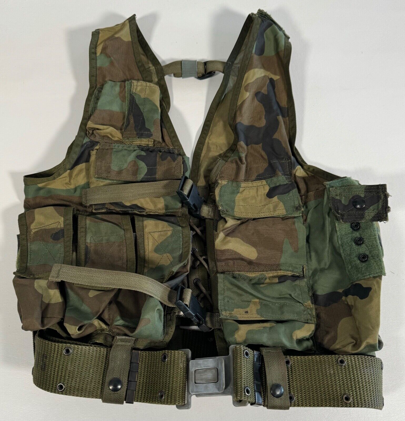 Adventure Specialists Tactical Load Bearing Vest Woodland Special Forces SOF