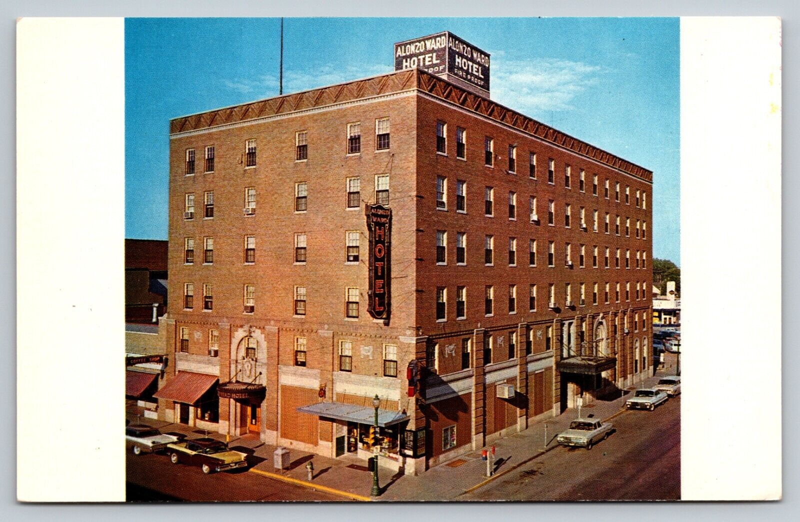Aberdeen SD-South Dakota Alonzo Ward Hotel  Vintage Postcard