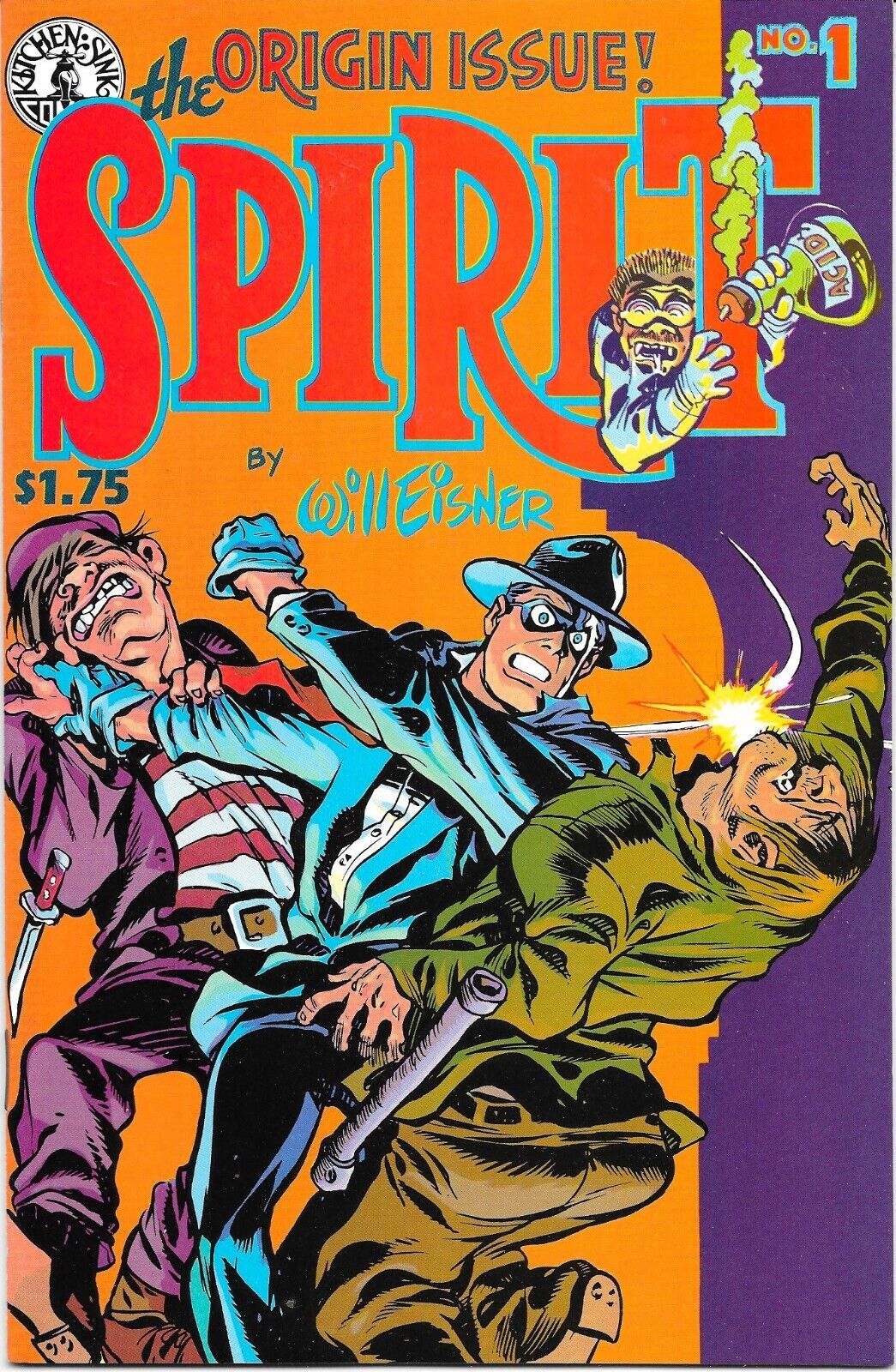 THE SPIRIT #1 (October 1983) Kitchen Sink Press-Origin Issue-Will Eisner VF-NM