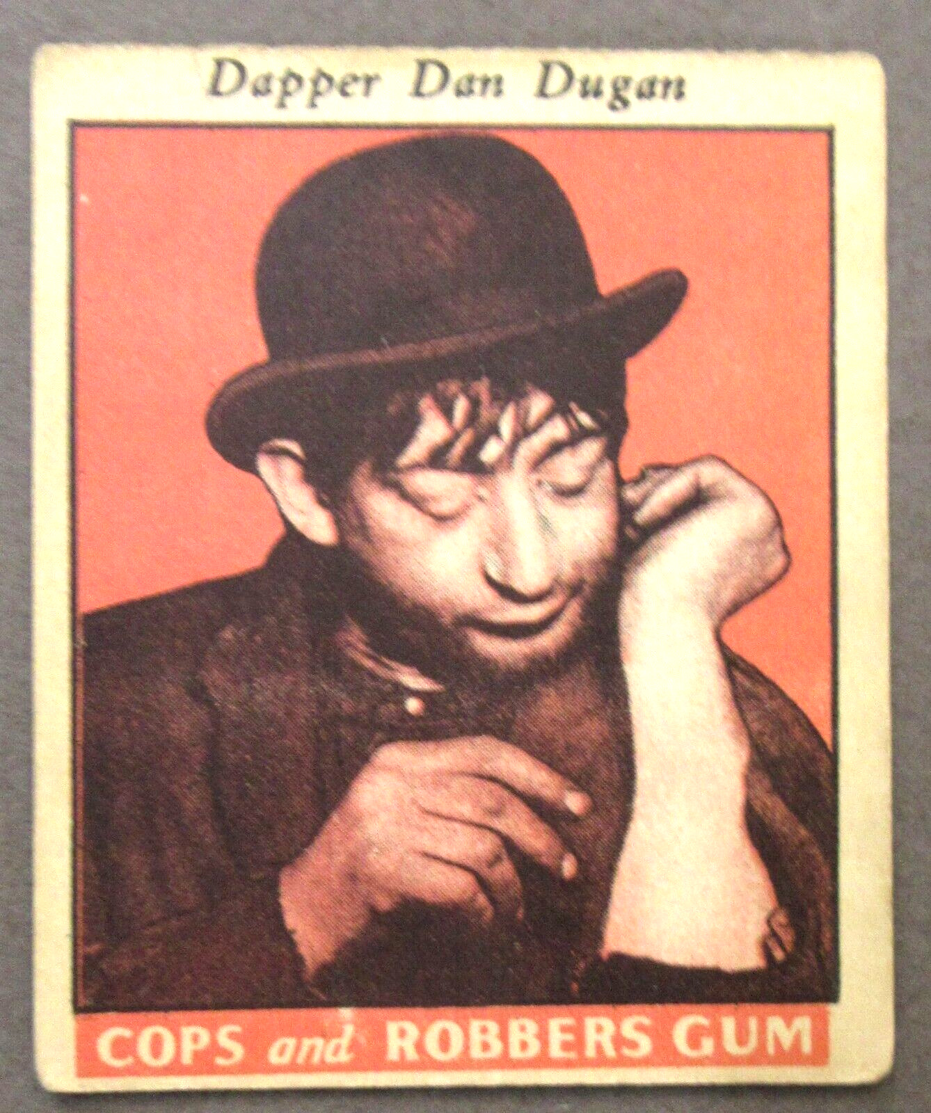 1935 Fleer R36 Cops and Robbers #12 DAPPER DAN DUGAN Gum Card
