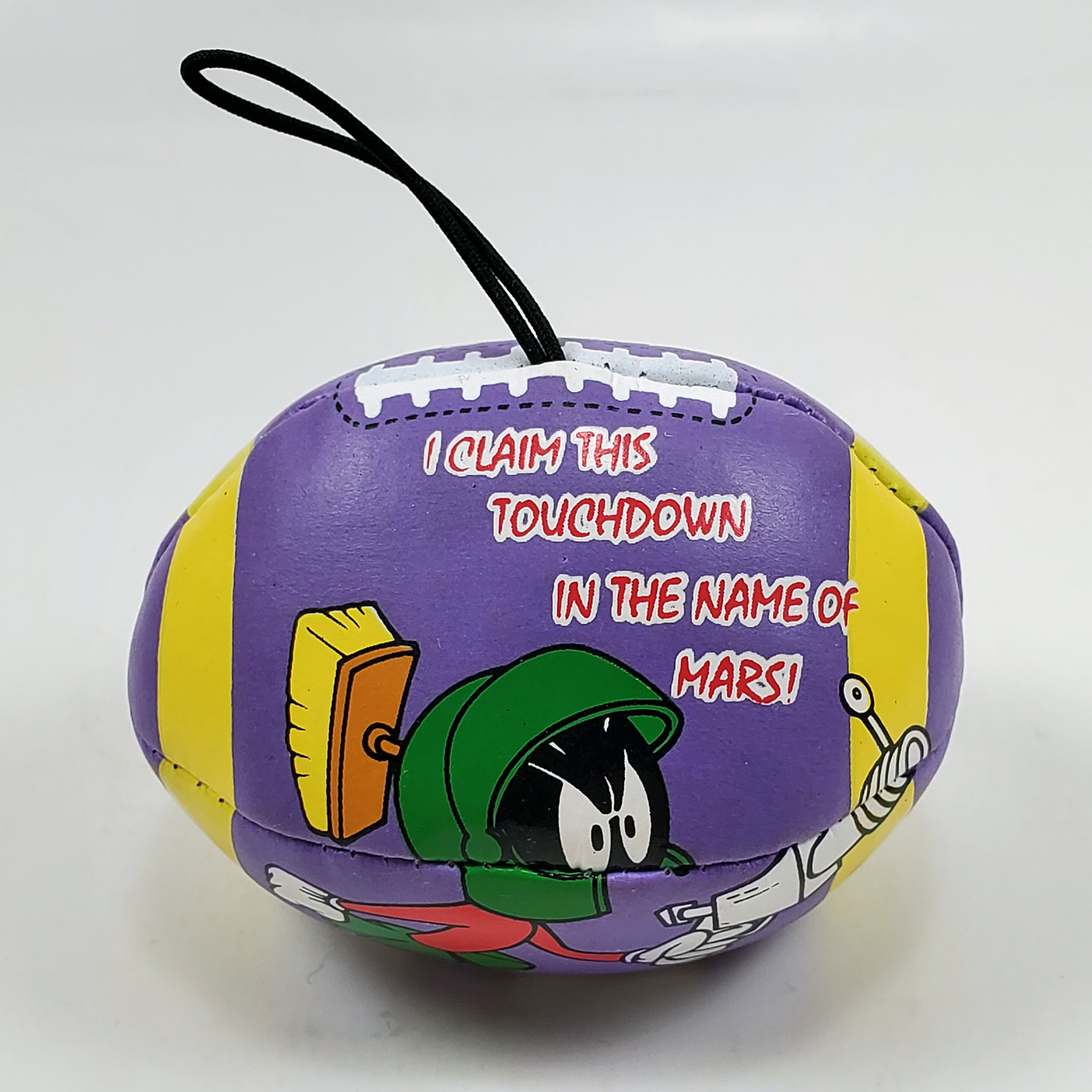 Vintage Marvin the Martian Looney Tunes Small Hacky Sack-Esque Plush Football