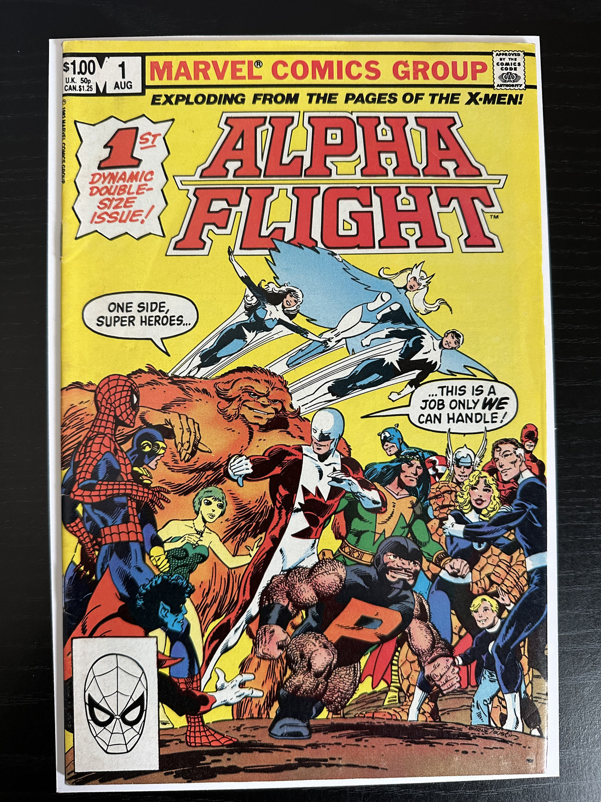 Alpha Flight #1 1st Appearance Puck Marina VF- to VF+ 1983 Marvel Comics