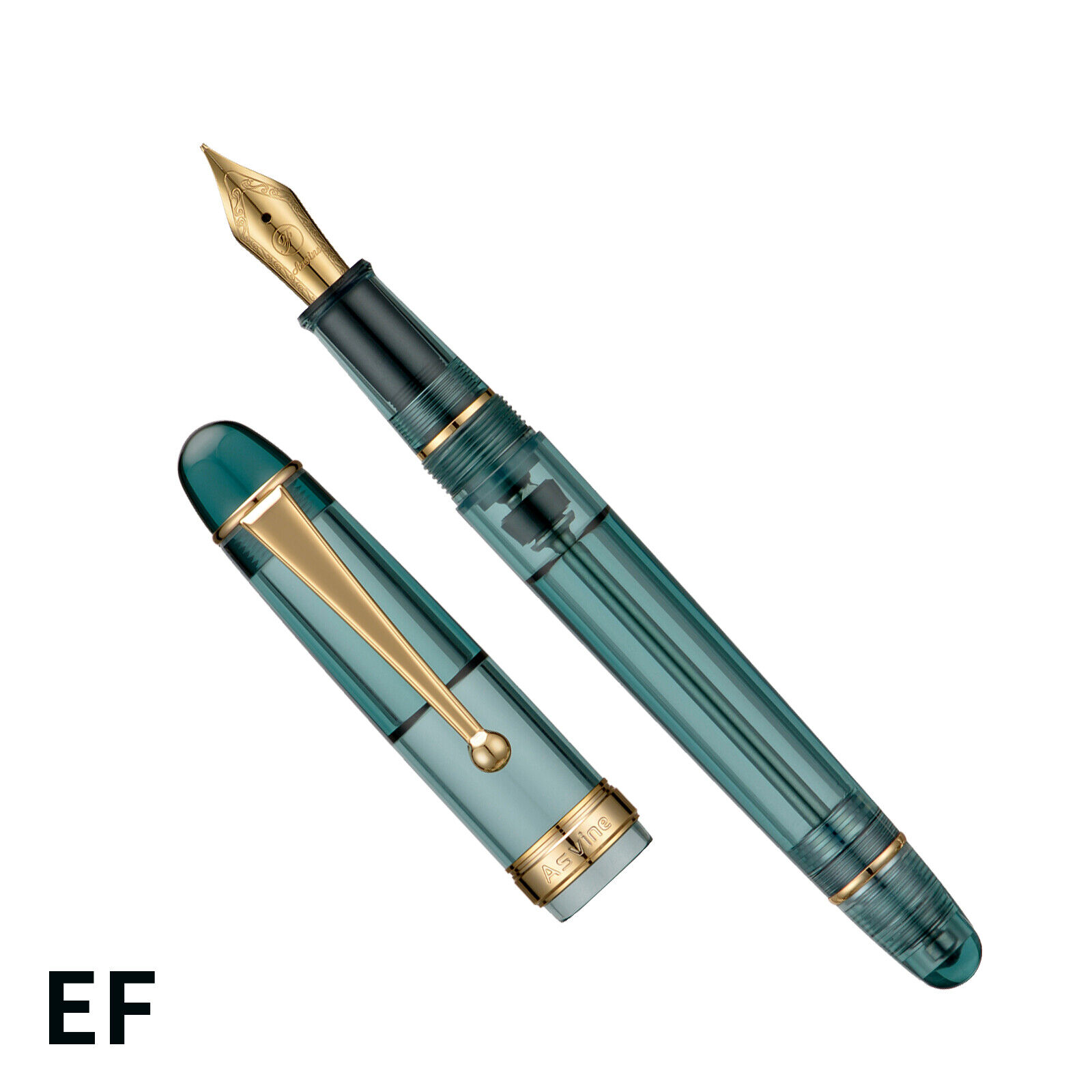 Asvine V126 Vacuum Filling Fountain Pen EF/F/M NibMatte Acrylic Writing Pensnm
