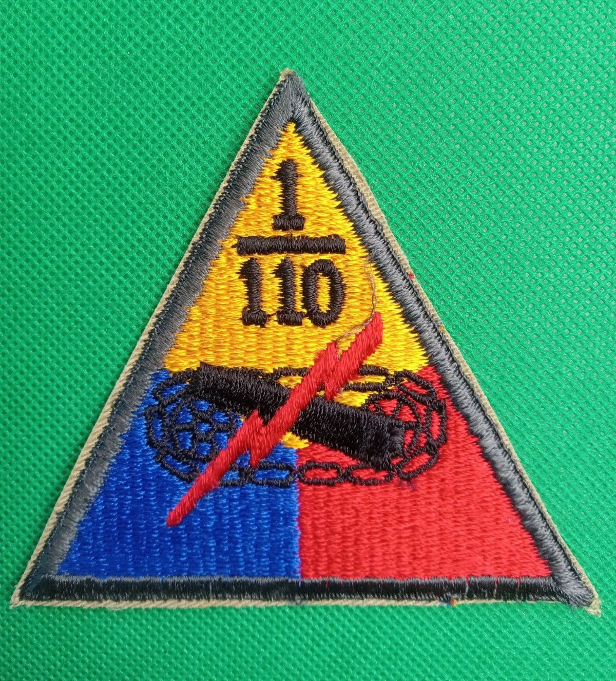 US Army Authentic 1960's 1st Battalion 110th Armor Patch