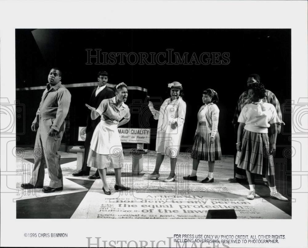 1995 Press Photo Scene from Seattle Children\'s Theatre \