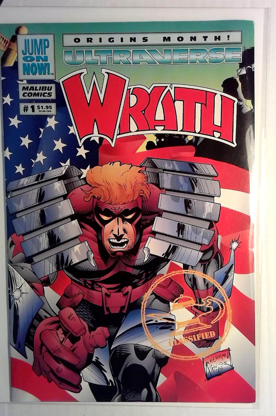1994 Wrath #1 Malibu Comics VF/NM 1st Print Comic Book