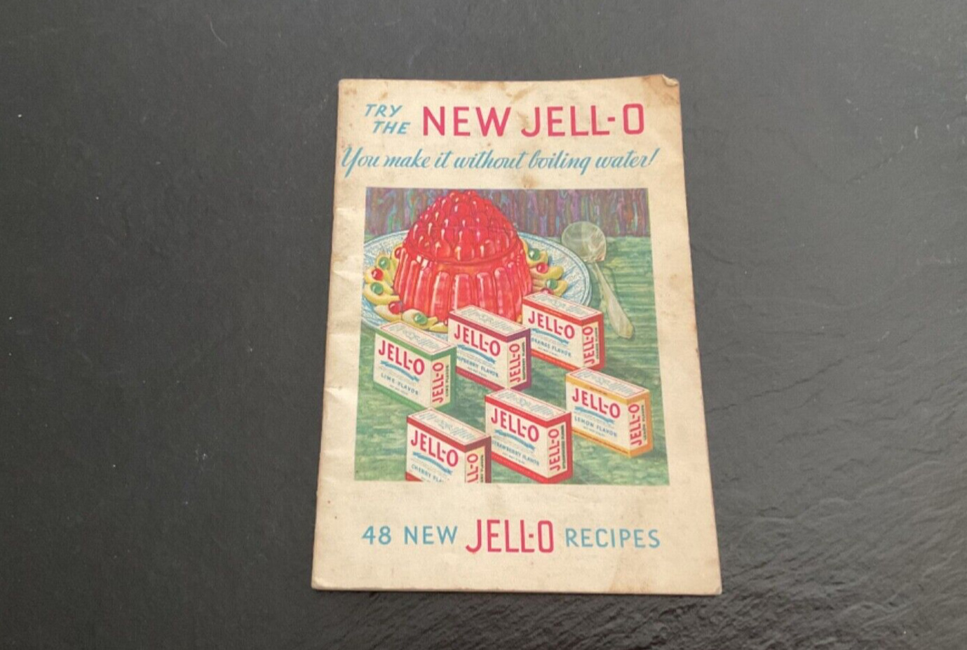 VINTAGE 1932 TRY THE NEW JELL-O RECIPE BOOKLET 48 RECIPES