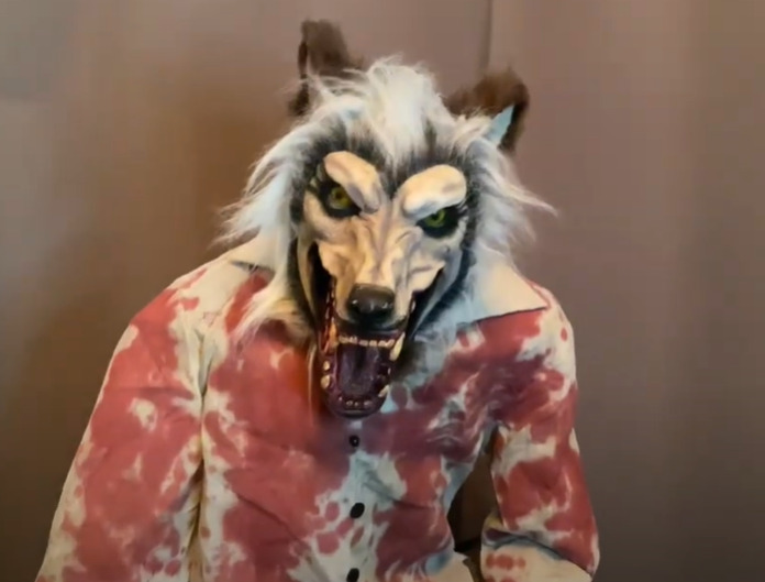 Spirit Halloween 2017 Limb Ripper Wolf Life Size Prop Animatronic Rare