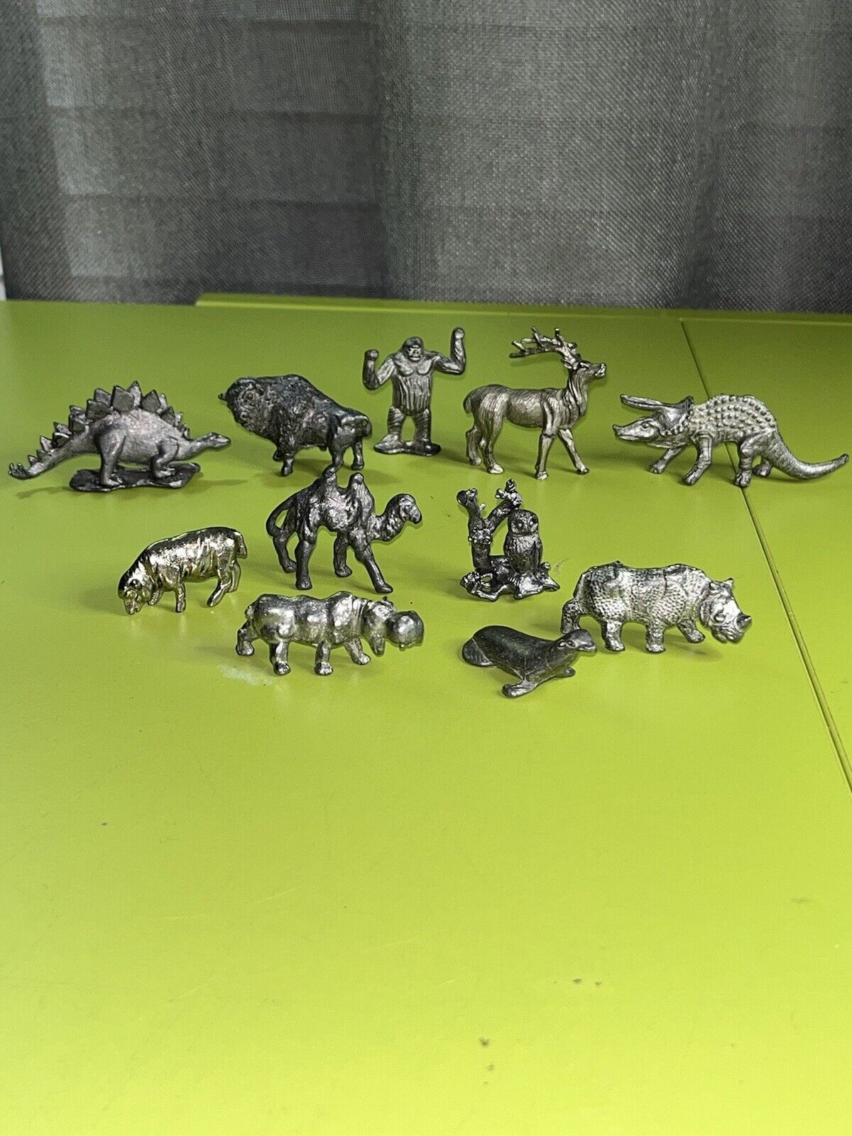 11-Vintage RARE HTF 1980s Solid Pewter Animal Lot Most are SIGNED & or MARKED