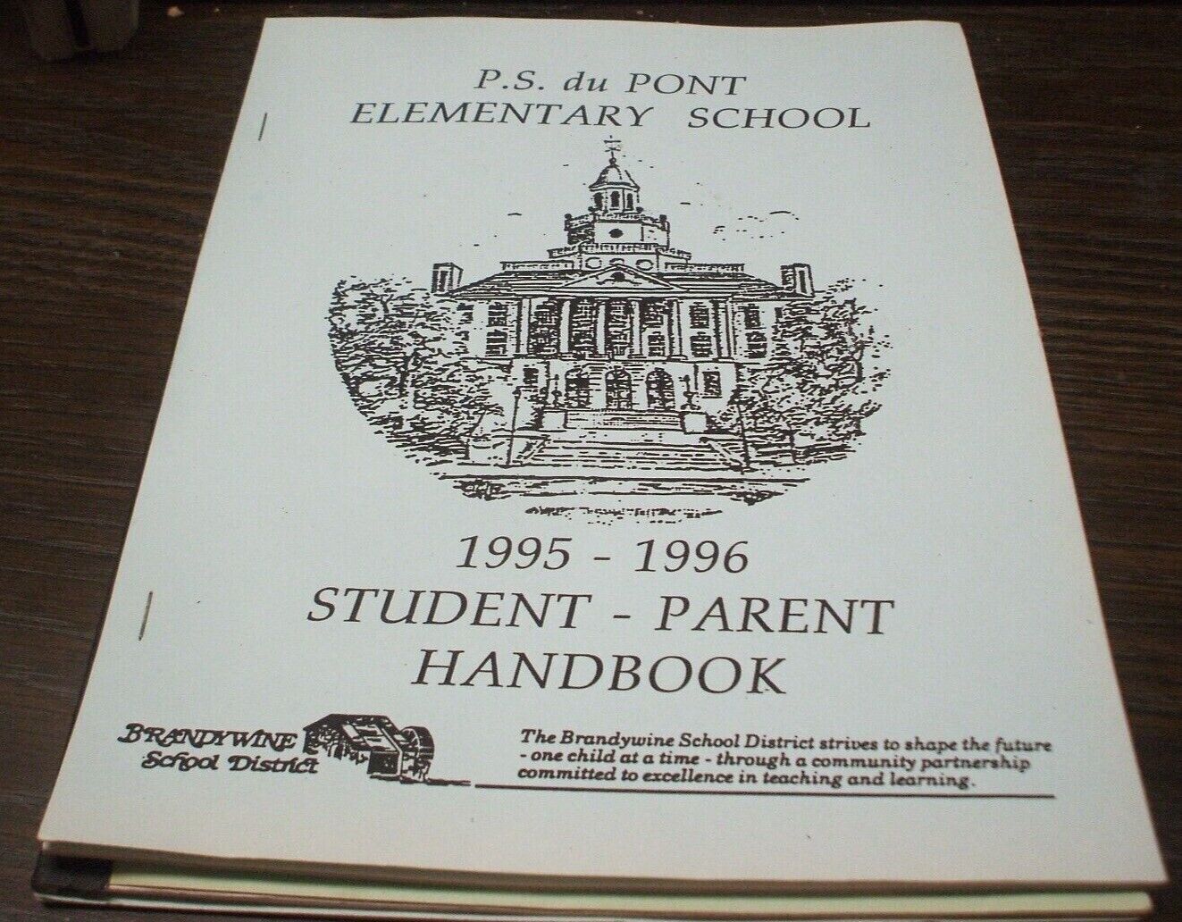 1995-96 P.S. duPont Elementary School Student Parent Handbook - Wilmington, DE