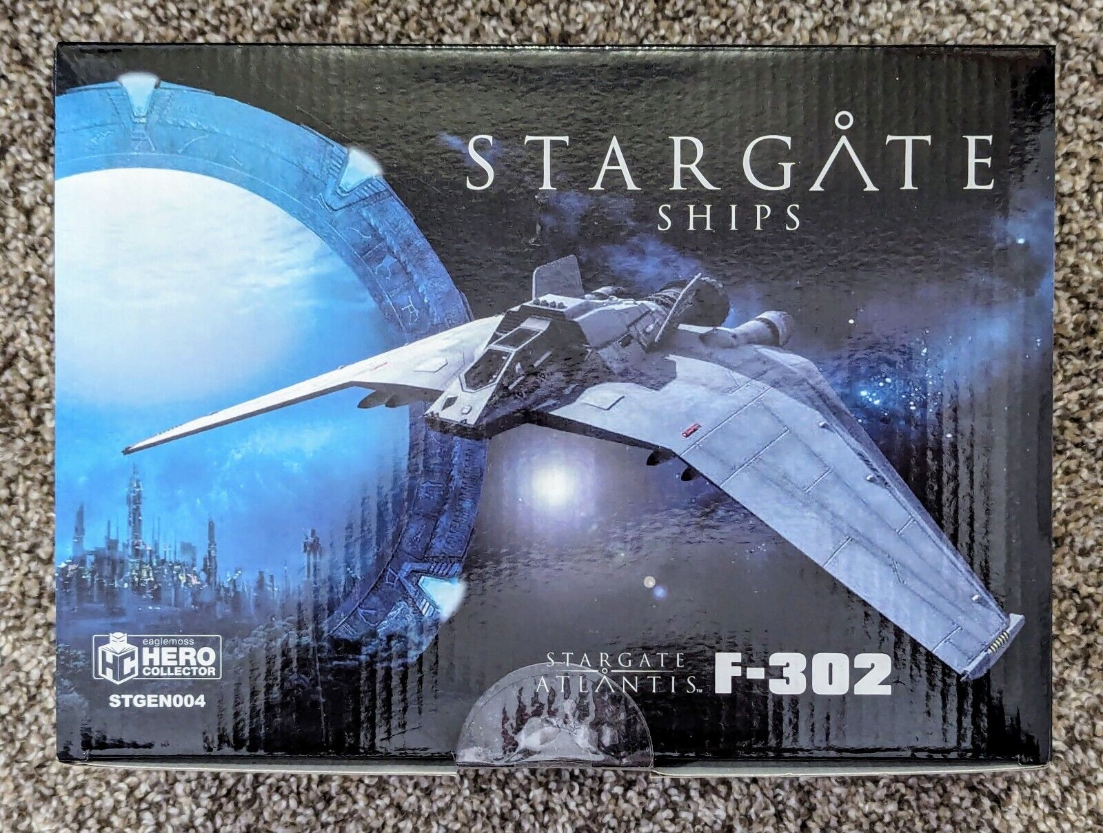 Eaglemoss Stargate SG-1 F-302 Fighter Interceptor New in Box Sealed Atlantis