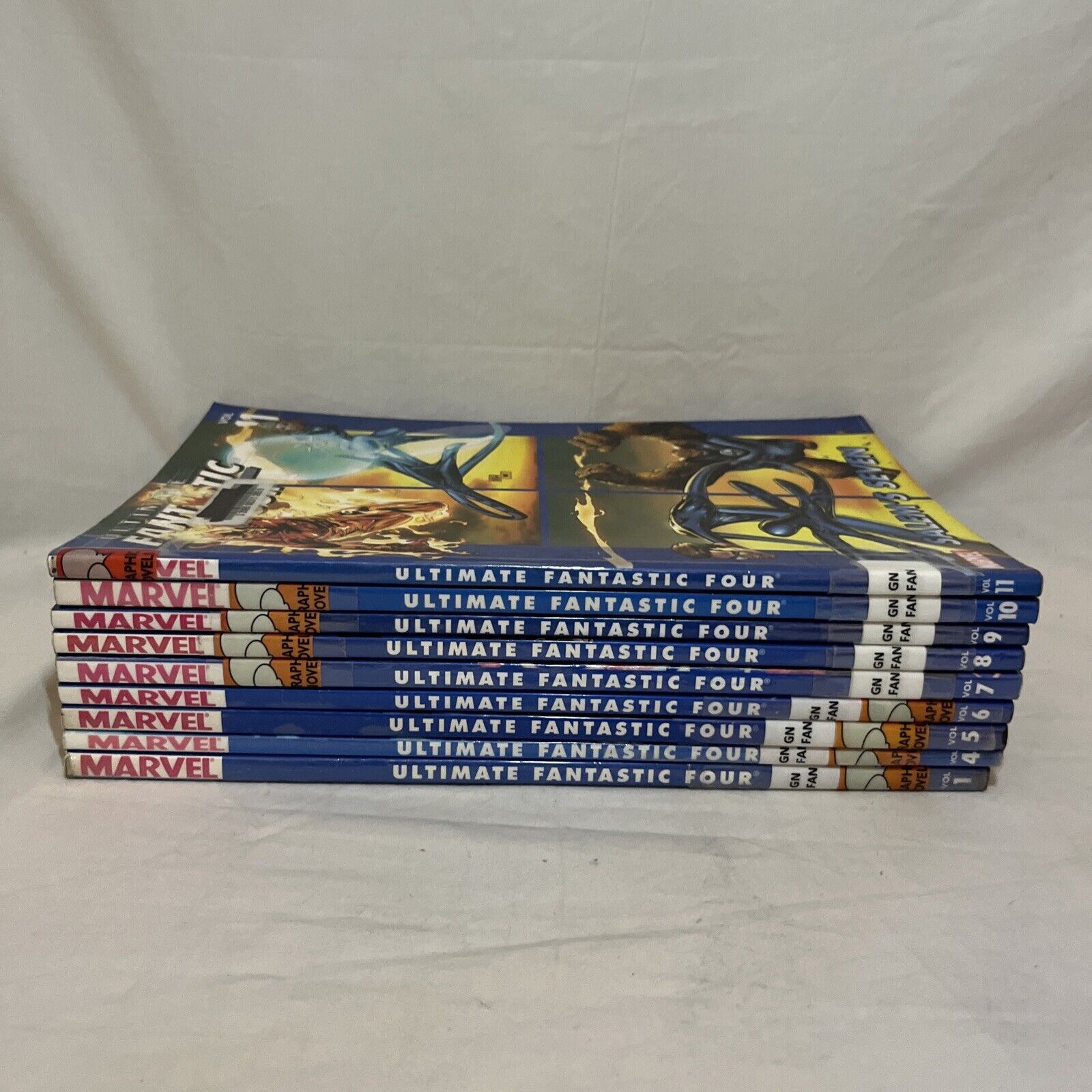 Ultimate Fantastic Four TPB Lot of 9 Volume 1 4 5 6 7 8 9 10 11 MISSING #2 3