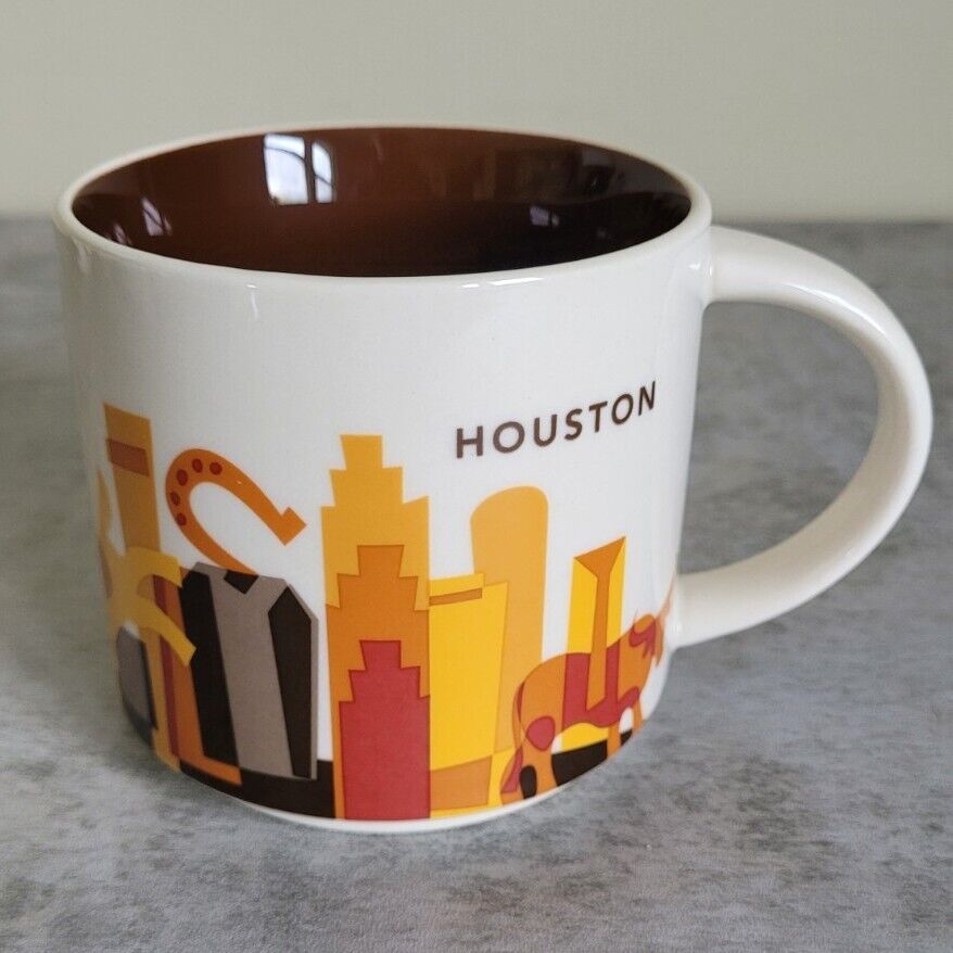 Starbucks You Are Here Mug, Houston 2015, 14 Oz
