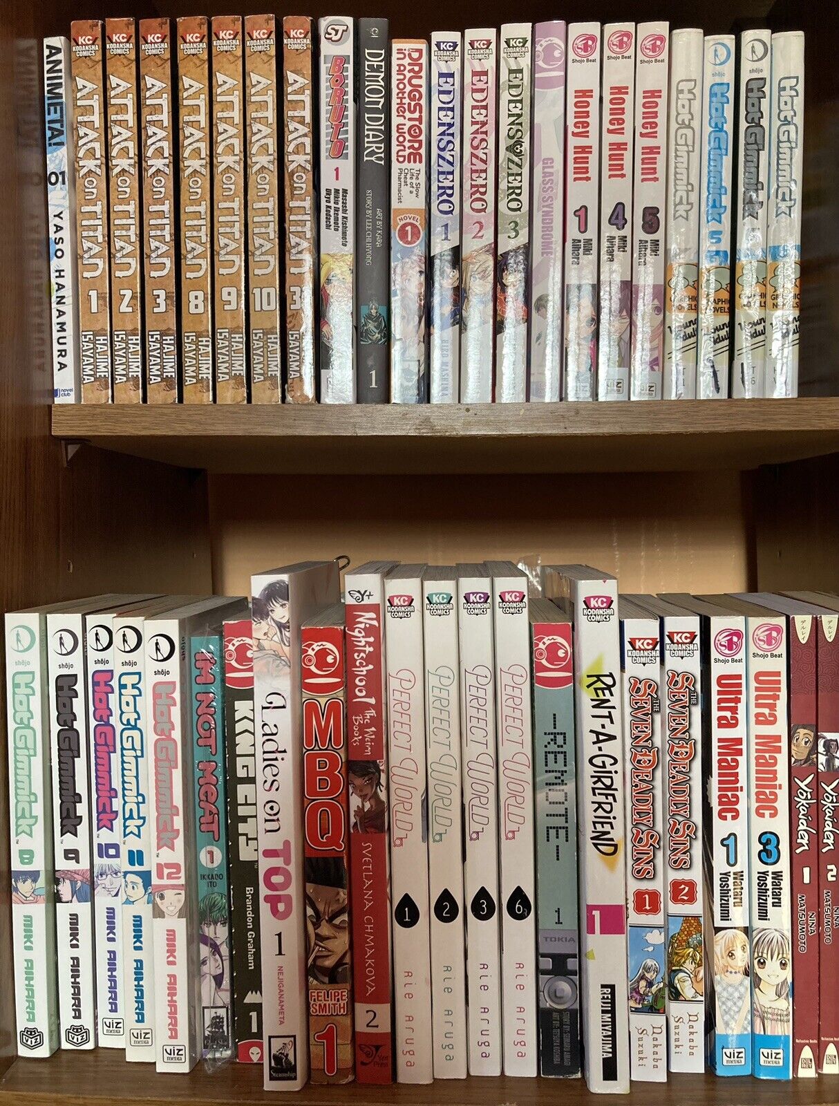 Manga + Light Novel Bundle / Lot - Attack on Titan - Seven Deadly Sins + More