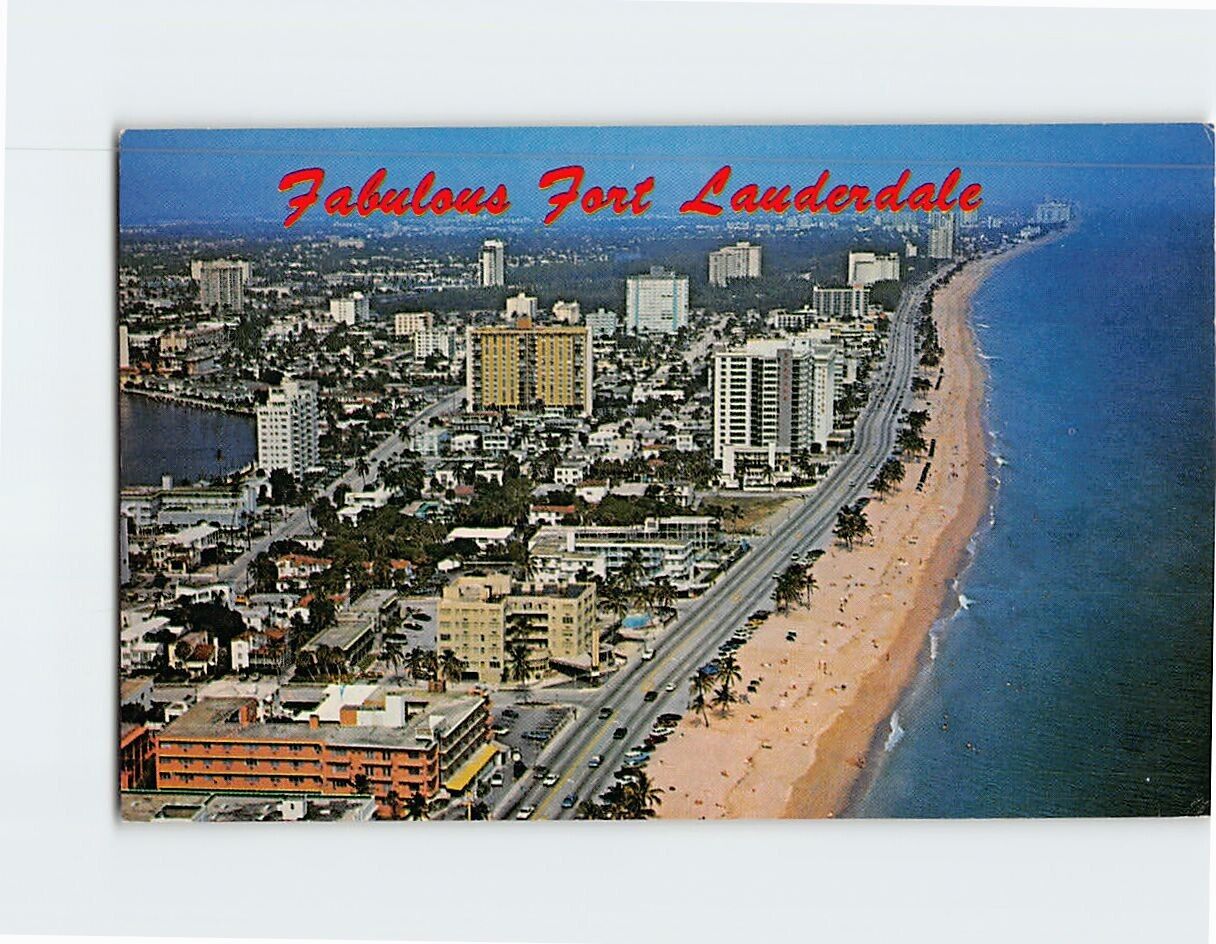 Postcard Fabulous Fort Lauderdale  Beach Florida USA