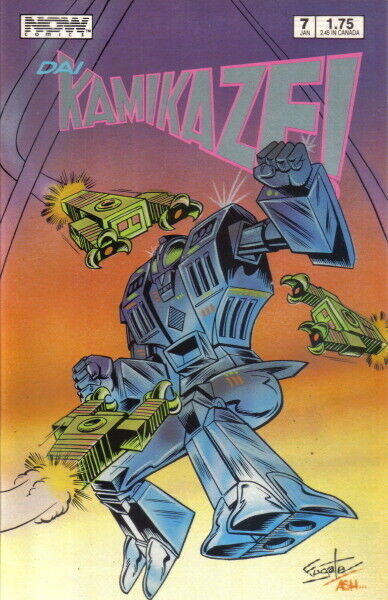 Dai Kamikaze Comic Book #7 NOW Comics 1988 NEW UNREAD