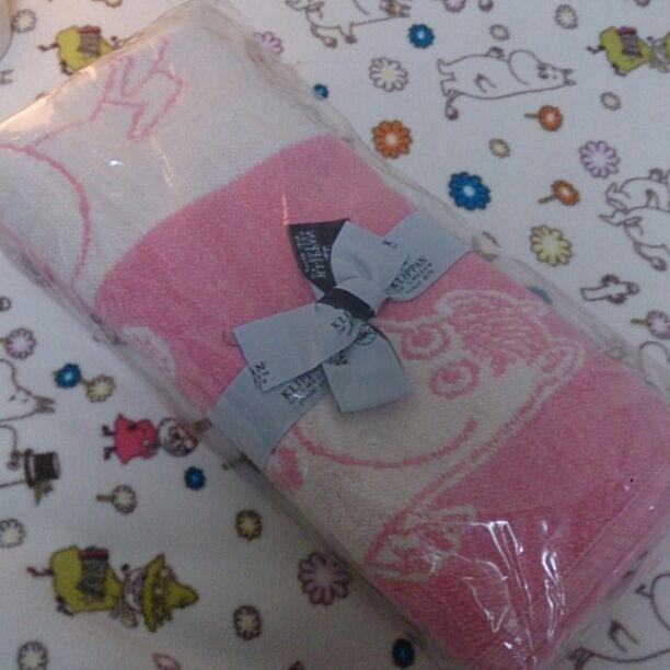 Moomin M76 Klippan  Mini Blanket Pink