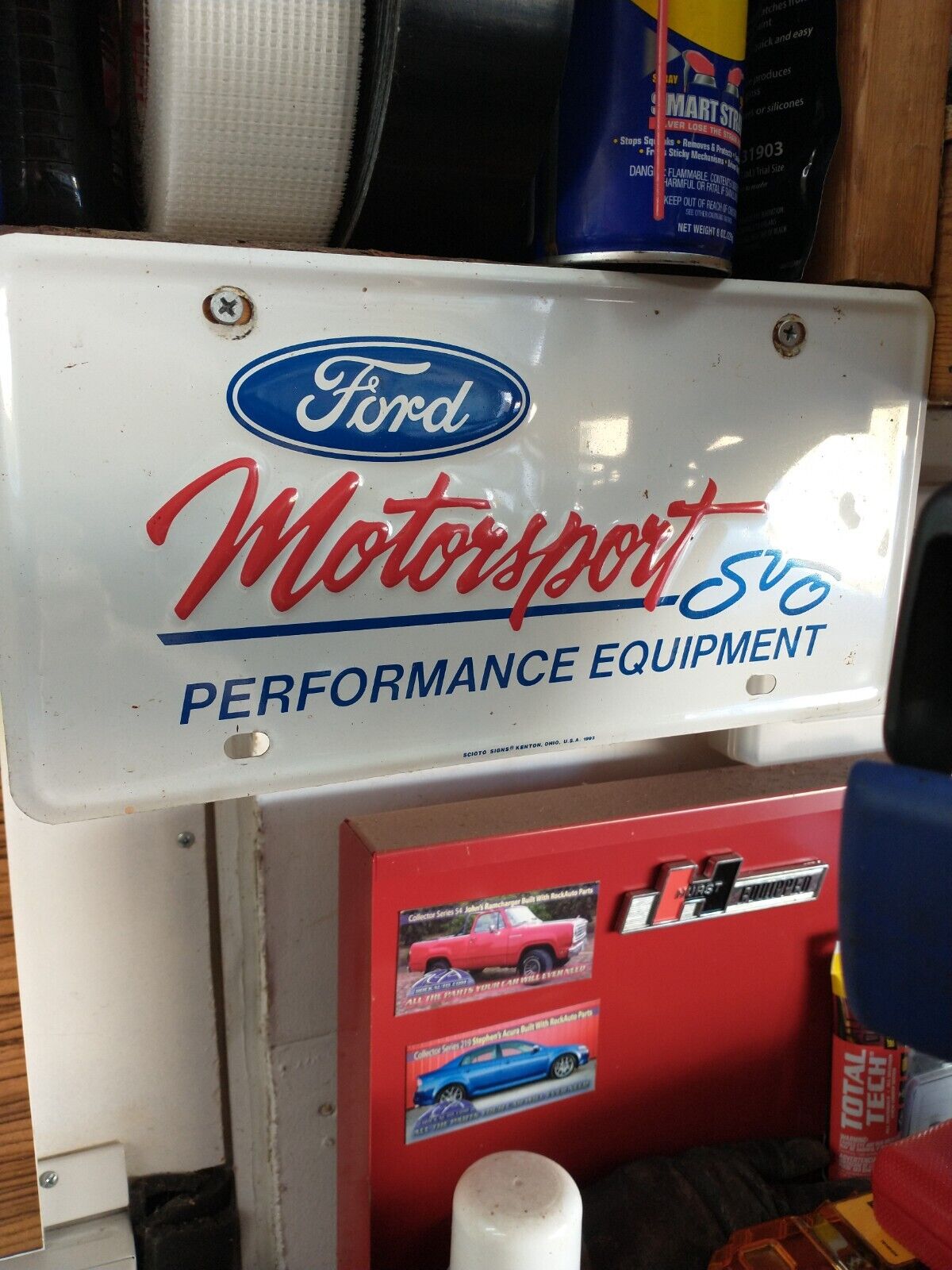 Ford Motorsport SVO license Plate