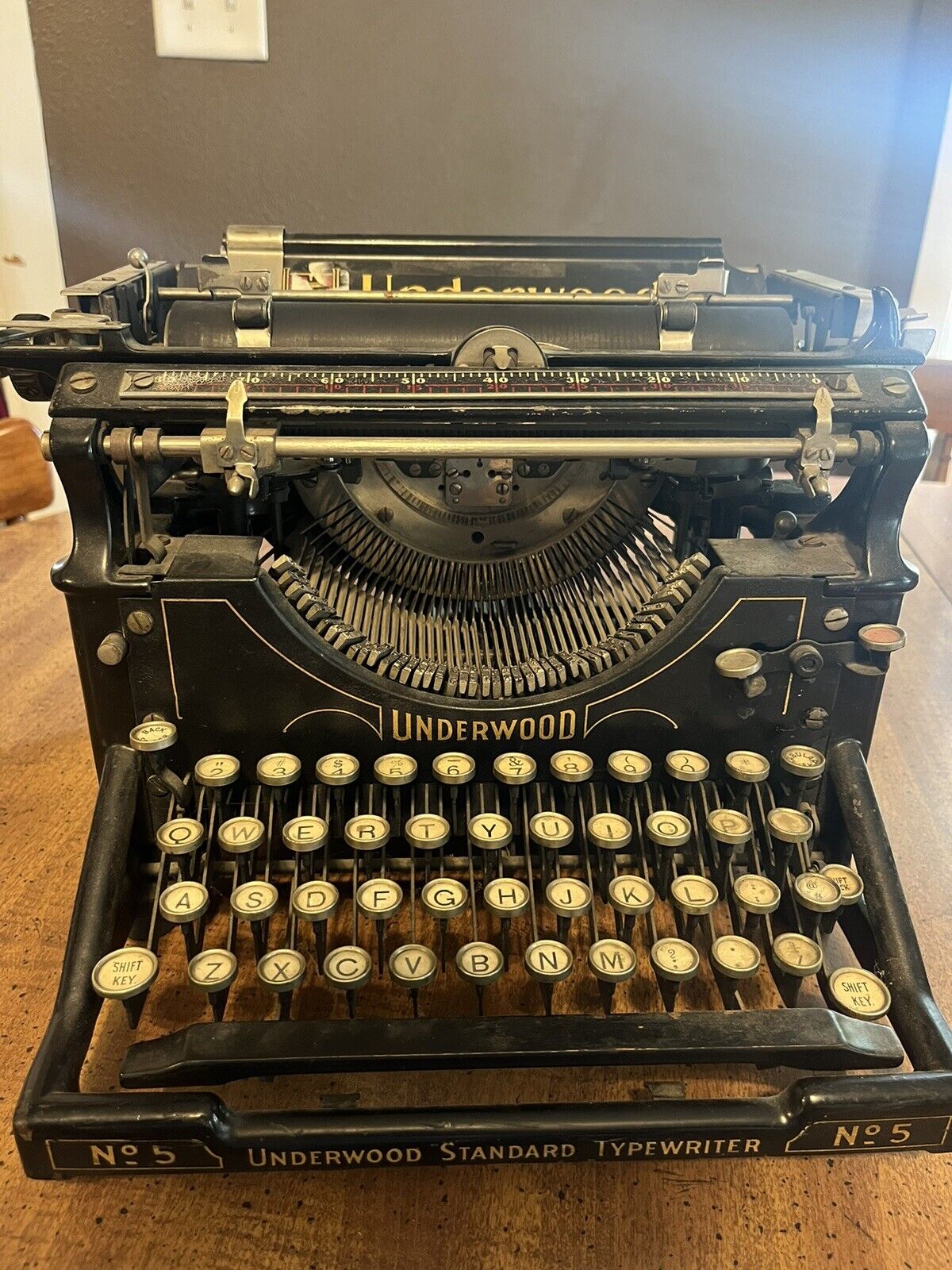 Vintage Underwood Typewriter No 5 - #1387266