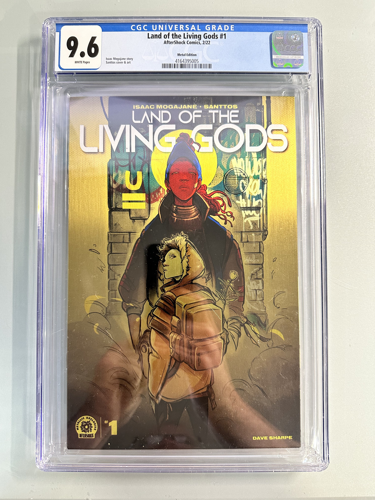 LAND OF THE LIVING GODS #1 EXCLUSIVE METAL EDITION VARIANT CGC 9.6