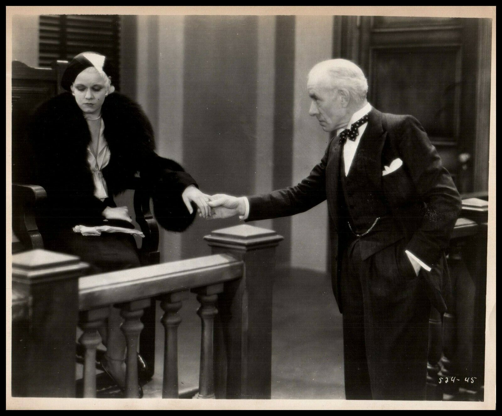 Jean Harlow + Lewis Stone The Secret 6 (1931) PORTRAIT HOLLYWOOD ORIG PHOTO 476