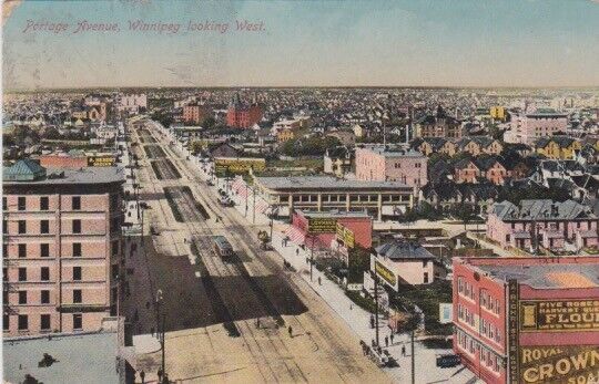 Early 1900\'s Portage Avenue-WINNiPEG, Manitoba, Canada