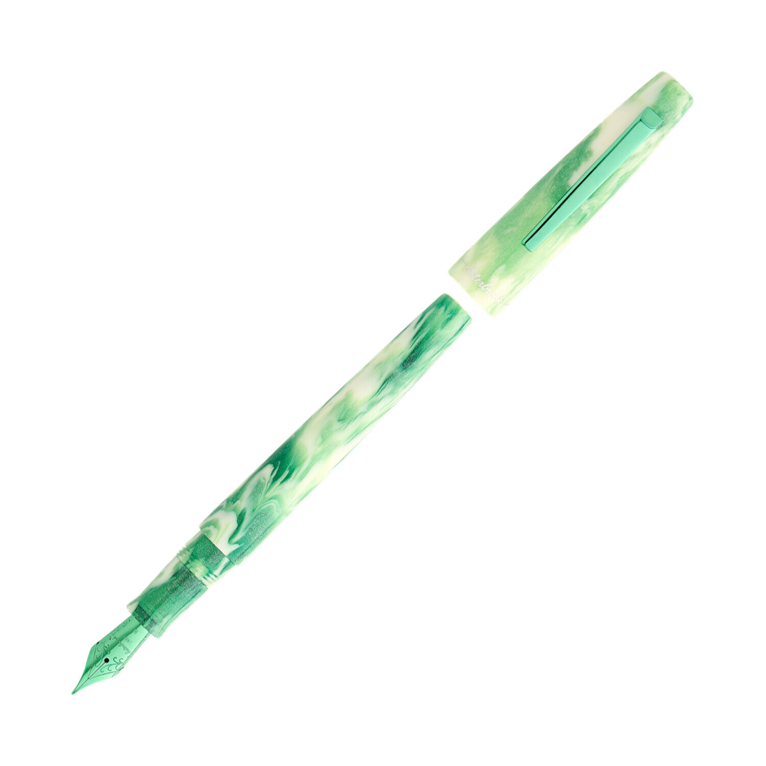 Esterbrook Camden Northern Lights Fountain Pen in Icelandic Green - Extra Fine