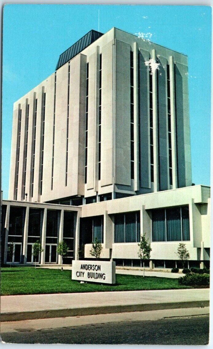 Postcard - Anderson City Building - Anderson, Indiana