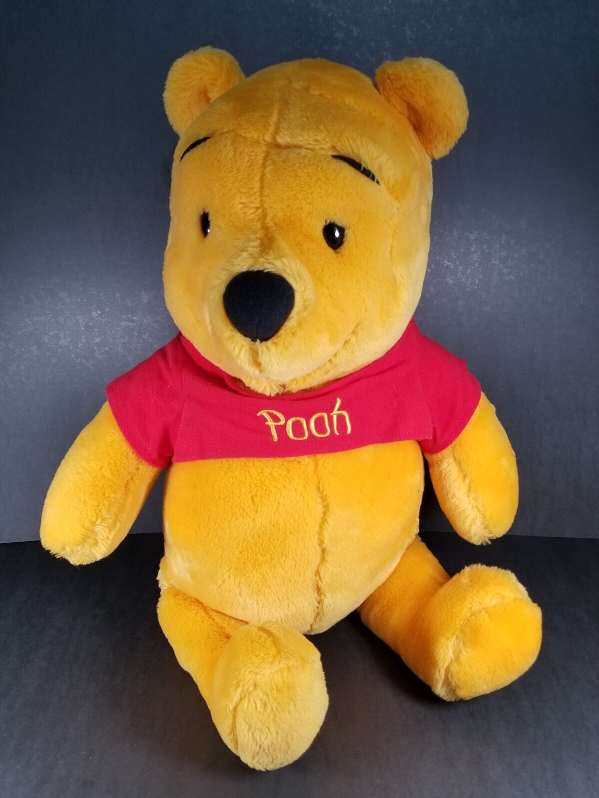 Vintage 2001 Walt Disney Winnie the Pooh Bear Large 20 Inch Plush Stuffed Animal