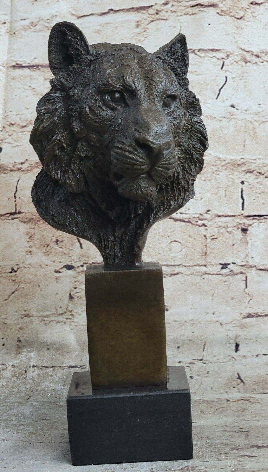 Sculpture Statue Puma Cougar Panther Lion Outdoor Backyard 100% Bronze Large NR