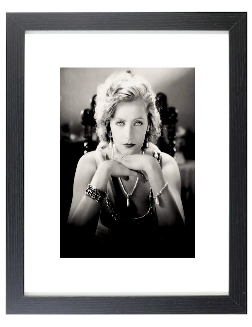 Classic Hollywood Movie Star GRETA GARBO Matted & Framed Picture Photo